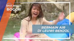 Bersenang-senang dan Bermain Air di Leuwi Benjol Bogor  