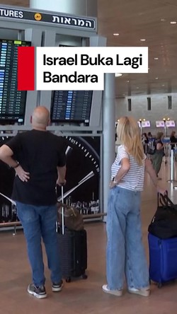 Video: Suasana Bandara di Israel yang Kini Dibuka Lagi