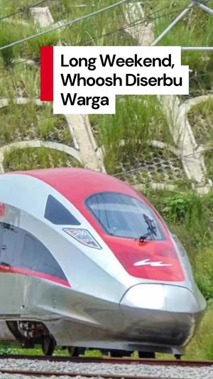  Video: Whoosh Pecahkan Rekor, Angkut 25.800 Penumpang dalam Sehari