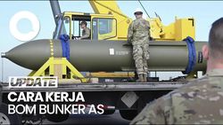 Video Pentagon Rilis Cara Kerja Bom Bunker yang Digunakan di Iran
