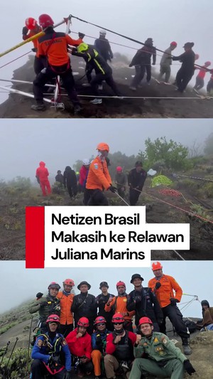 Video: Netizen Brasil Apresiasi Tim Relawan Evakuasi Pendaki Juliana Marins
