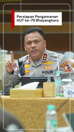 Video: 5.800 Personel Polri Disiapkan untuk Kawal HUT ke-79 Bhayangkara