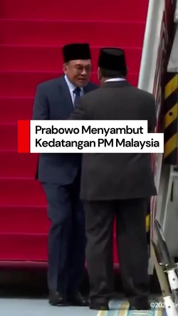 Video: Momen Presiden Prabowo Sambut Kedatangan Anwar Ibrahim ke Jakarta