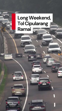 Video Ramainya Lalin di Tol Cipularang Saat Long Weekend