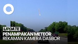 Video: Detik-detik Meteor Melesat di Langit Carolina Selatan