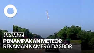 Video: Detik-detik Meteor Melesat di Langit Carolina Selatan