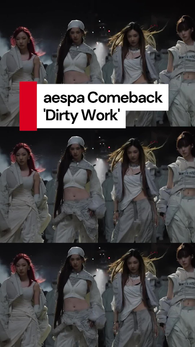 Video: aespa Resmi Comeback dengan Lagu Dirty Work