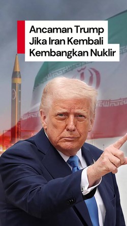 Video: Trump Tak Segan Mengebom Iran Lagi jika Kembali Kembangkan Nuklir