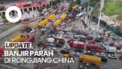 Video: Kepanikan Warga Rongjiang China saat Banjir Besar Melanda