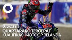 Video: Quartararo Raih Pole di Kualifikasi MotoGP Belanda, Marc Marquez 4