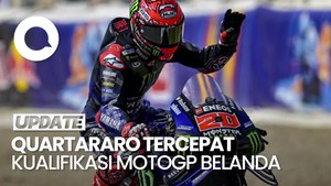 Video: Quartararo Raih Pole di Kualifikasi MotoGP Belanda, Marc Marquez 4