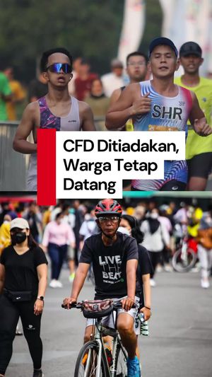 Video: Bundaran HI Ada Jakarta International Marathon, Warga CFD di Pinggiran
