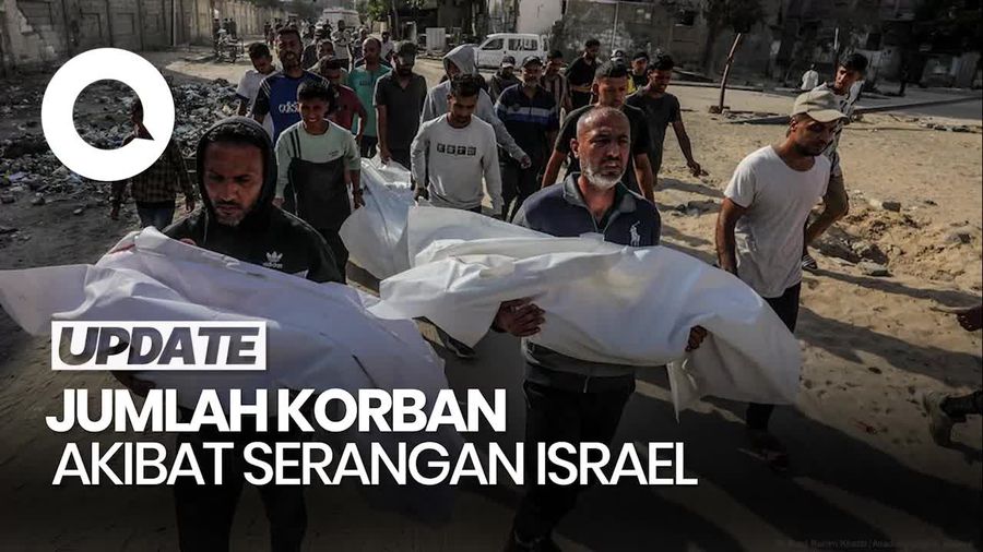 Video: Israel Masih Gempur Gaza, Korban Tewas Naik Terus