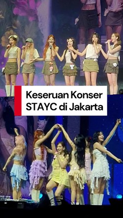 Video: Keseruan dan Kejutan STAYC Buat SWITH saat Konser di Jakarta