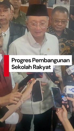 Video: Pembangunan Sekolah Rakyat Tahap Pertama di RI Sudah 83%