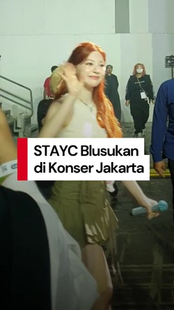 Video: Momen STAYC Blusukan Saat Konser Perdana di Jakarta
