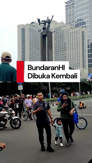 Video: Jakarta International Marathon Selesai, Bundaran HI Kembali Dibuka