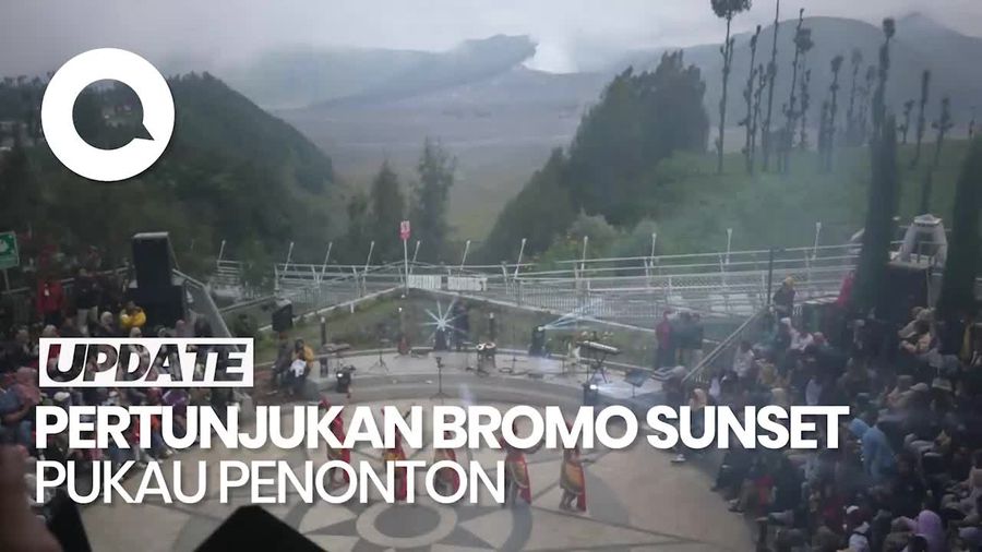 Video: Menikmati Indahnya Gunung Bromo Diiringi Pertunjukan Seni dan Musik