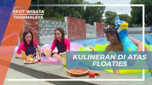 Menikmati Makan dan Minum Segar Sambil Berendam di Kolam Resto Tasikmalaya