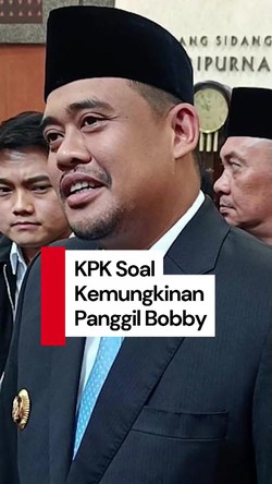 Video KPK Bakal Panggil Bobby Kalau Ada Dugaan Terlibat Kasus OTT di Sumut