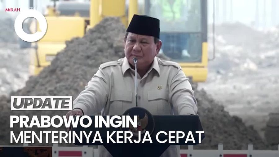 Video Prabowo Wanti-wanti Menterinya: Yang Tak Cepat, Kita Tinggal
