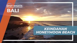 Menikmati Keindahan Honeymoon Beach di Bali dan Melakukan Cliff Jumping  