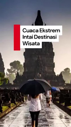 Video Waspada! Wisata Puncak hingga Jogja Potensi Hujan Siang-Malam
