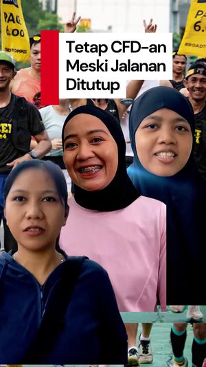 Video Kata Warga yang Tetap CFD-an Meski Jalanan Ditutup