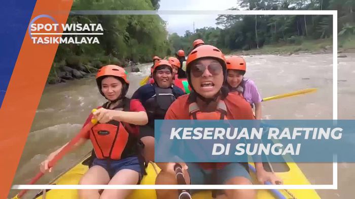 Menikmati Keseruan Rafting di Sungai Ciwulan yang Deras dan Menantang Tasikmalaya  