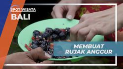 Membuat Rujak Anggur Bersama Selebriti dan Warga di Bali  