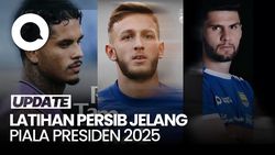 Video Latihan Persib Bandung Jelang Piala Presiden 2025