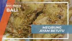 Melakukan Tradisi Megibung Ayam Betutu Bersama Warga di Bali  