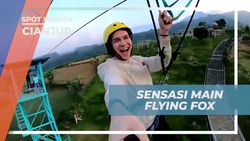 Menantang Adrenalin dengan Bermain Flying Fox di Sevillage, Cianjur  