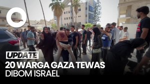 Video: Israel Serang Pasar dan Penampungan di Gaza, 20 Orang Tewas
