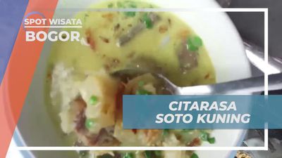 Mencicipi Soto Kuning Khas Bogor di Jalan Surya Kencana  