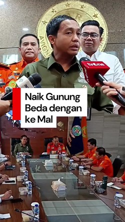 Video Berkaca Kasus Juliana Marins, Menhut: Naik Gunung Beda dengan ke Mal