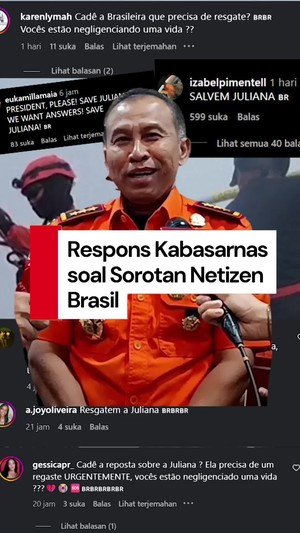 Video: Netizen Brasil Soroti Lamanya Evakuasi Juliana, Ini Kata Kabasarnas