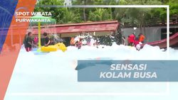 Bermain di Kolam Busa dan Rasakan Serunya Mandi Busa di Green Valley, Purwakarta  