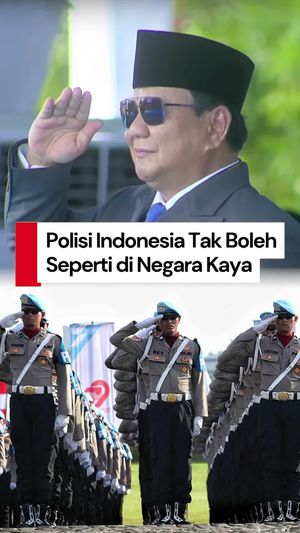 Video Prabowo: Polri Tak Boleh Seperti Polisi di Negara yang Sudah Kaya