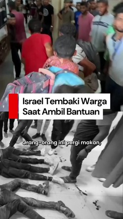 Video Jeritan Warga Gaza: Mau Ambil Bantuan tapi Ditembaki Pasukan Israel