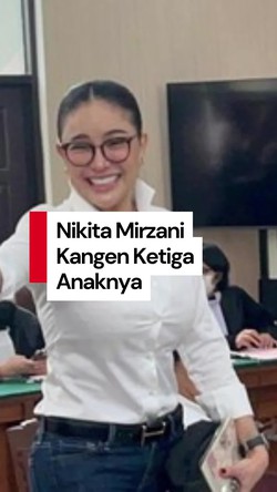 Video Tangis Nikita Mirzani di Ruang Sidang: Anakku, Ami Kangen