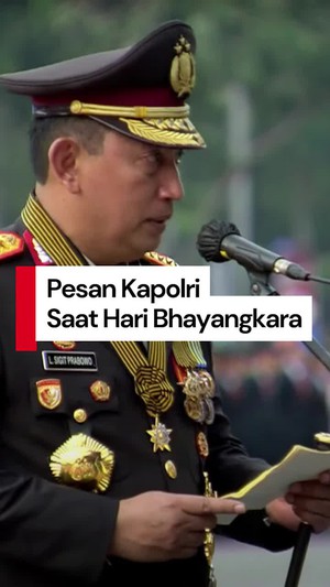 Video Kapolri Minta Jajarannya Tak Berpuas Diri, Masih Banyak Tantangan