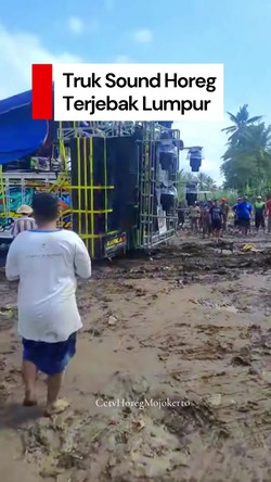Video: Terjebak Lumpur, Puluhan Truk Sound Horeg Dievakuasi Pakai Alat Berat