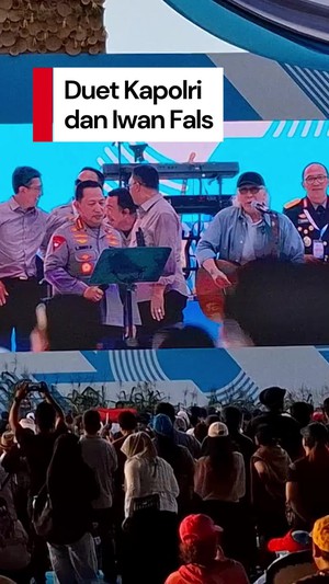 Video: Momen Kapolri Duet bareng Iwan Fals di HUT Ke-79 Bhayangkara