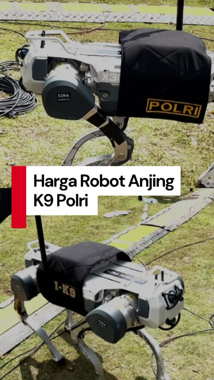 Video: Berapa Sih Biaya Bikin Satu Robot Anjing K9 Polri?