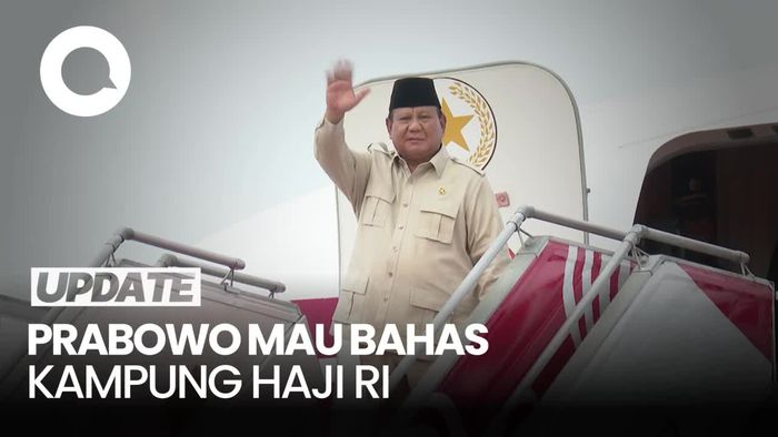 Video Prabowo Terbang ke Arab Saudi, Mau Bahas Kampung Haji RI