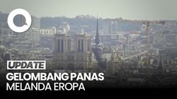 Video: Gelombang Panas Terjang Eropa, Puncak Menara Eiffel Ditutup