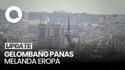 Video: Gelombang Panas Terjang Eropa, Puncak Menara Eiffel Ditutup