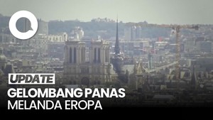 Video: Gelombang Panas Terjang Eropa, Puncak Menara Eiffel Ditutup