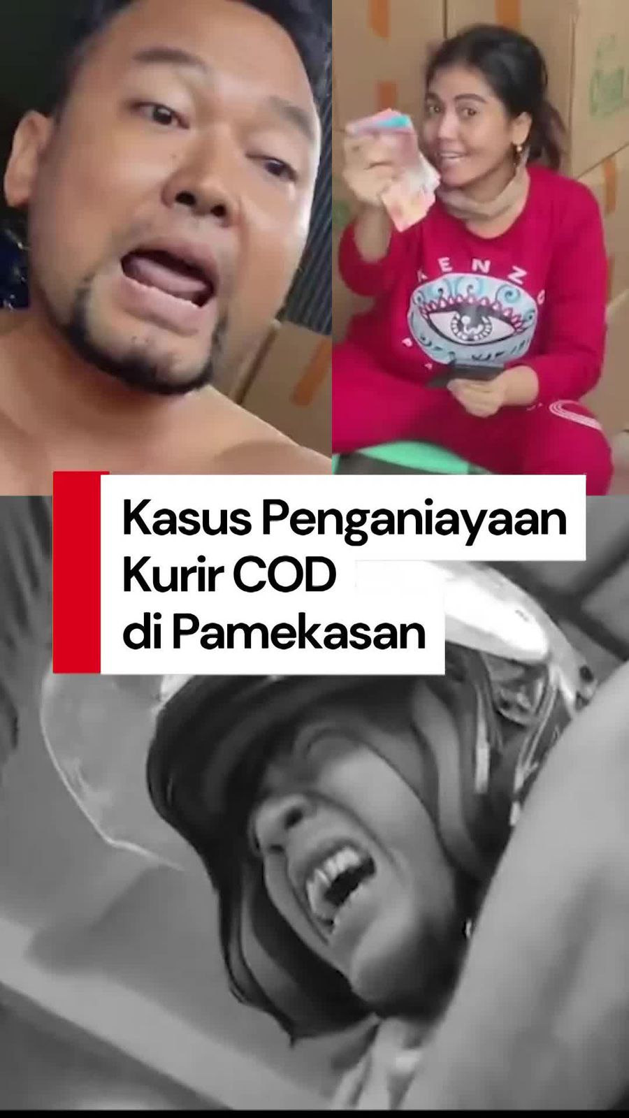 Video: Viral Kurir COD di Pamekasan Dicekik Pembeli, Korban Lapor Polisi
